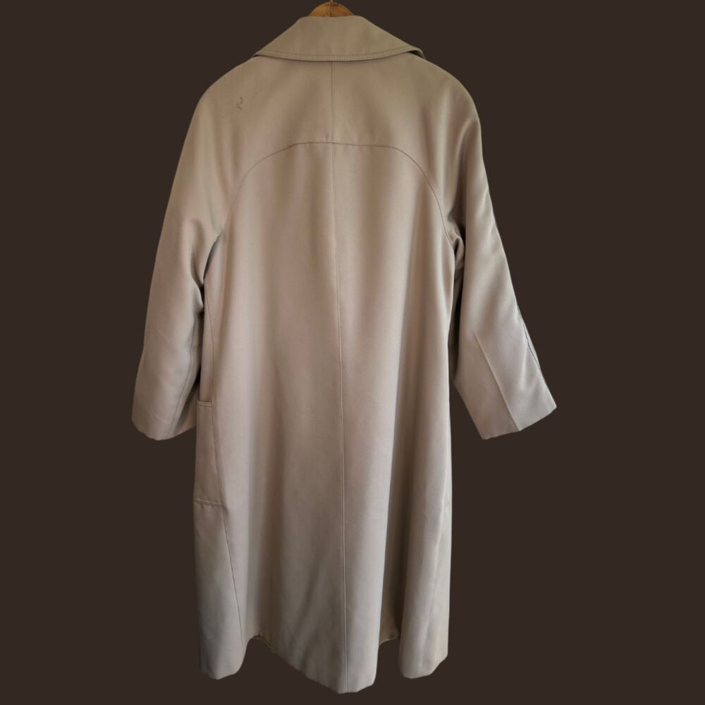 Vintage 1970s Forecaster of Boston Lined Trench Coat Made in British Hong Kong - Picture 6 of 10